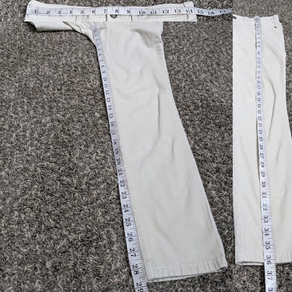 ✨3/$15 Anthro Pilcro and The Letterpress Serif cream corduroy pant 28 - Picture 11 of 11